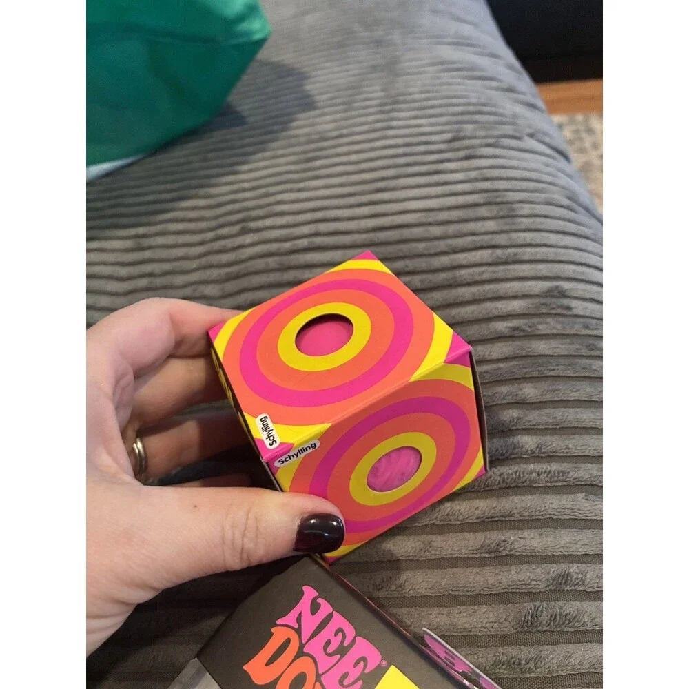 NeeDoh PINK Bundle of 3 With 6 Total Pieces Brand New Squishy Satisfying